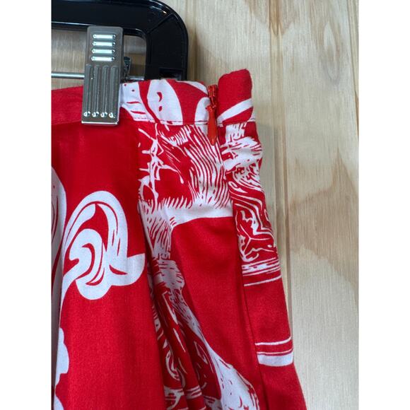 Soft Surroundings Maxi Skirt Grecian Urn Print Y2K Cottagecore Cotton Vintage - Picture 5 of 12